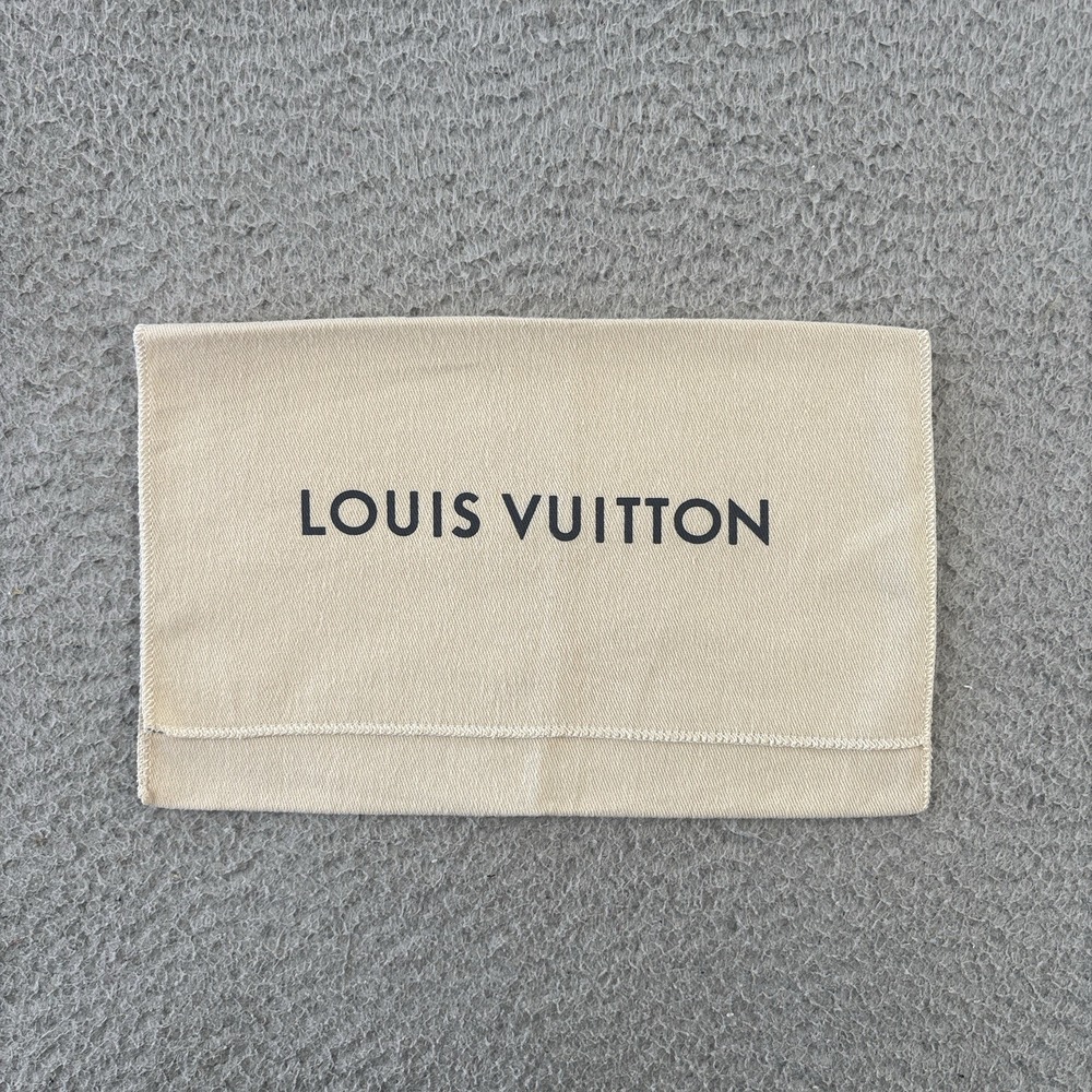 Louis Vuitton Dust Bag 10" x 6.5" Beige Storage Cotton Envelope Closure